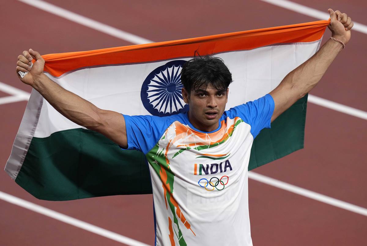 Neeraj Chopra wins gold at Tokyo Olympics