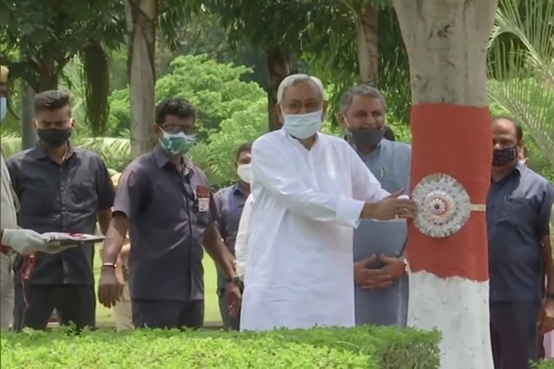 nitish kumar raksha bandhan 2021,
