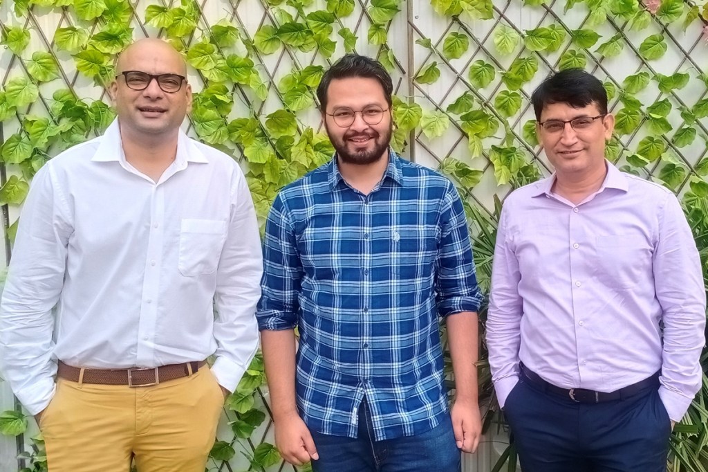 (Left to Right) Ankket Jain , Rohan Nayak and Manish Nagar