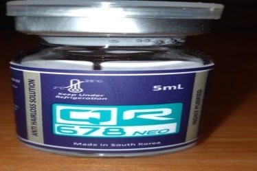 QR678 Vial, hair restoration solution, follicle development, hair growth, Made in India, QR 678, non-surgical hair regrowth treatment, CDER, USFDA, DCGI