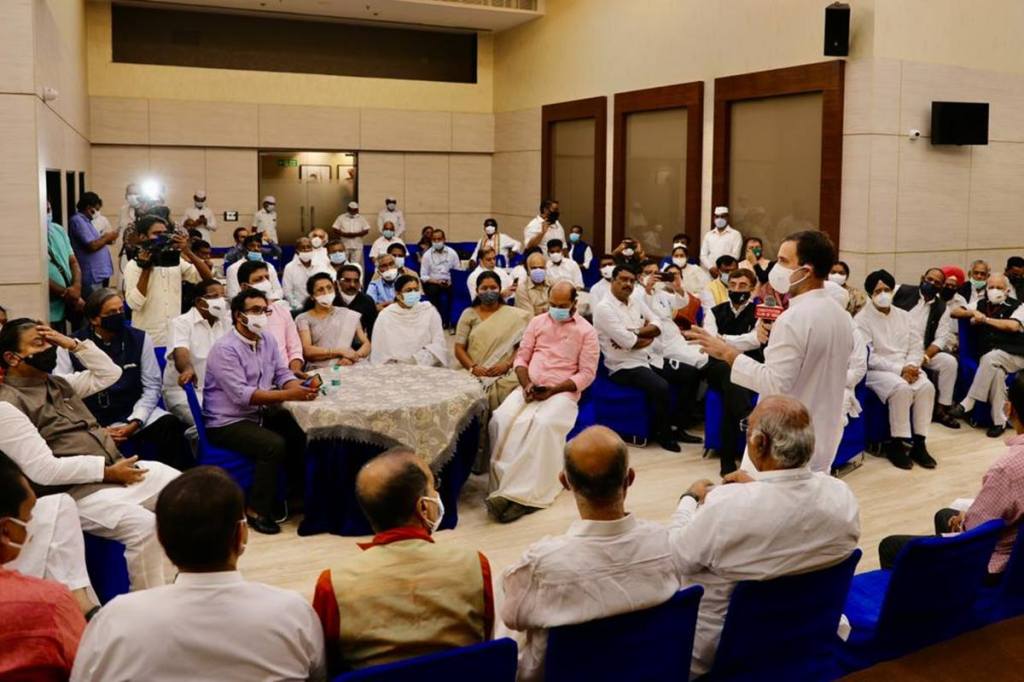 During the interaction, Rahul Gandhi said that opposition represents 60 per cent of the voice of the country but is treated as if it represents no one.