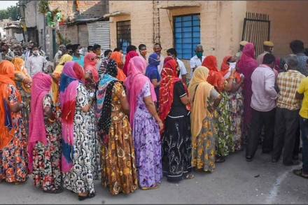 According to the state election commission, there is a total of 77,94,300 voters in these six districts. (PTI) According to the state election commission, there is a total of 77,94,300 voters in these six districts. (PTI)