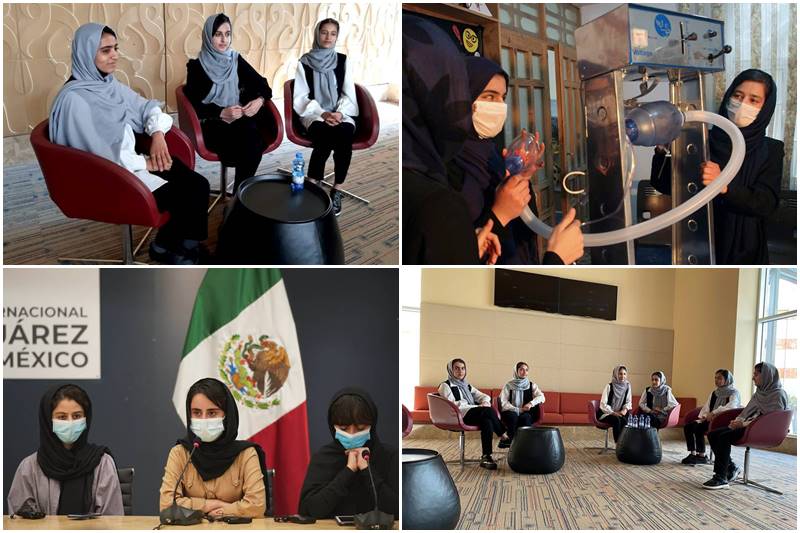 Taliban, afghanistan, afghanistan crisis, Afghan all-girl robotics team, Afghan women, kabul, mexico