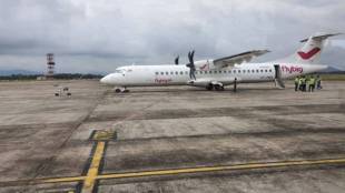 flybig, tezu airport