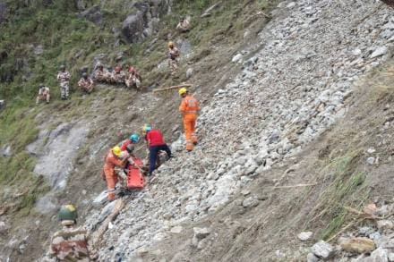 Himachal Pradesh Landslide: Ten bodies were recovered on Wednesday, while 13 others were rescued with injuries. Several others are still feared trapped under the debris. (ANI Photo)