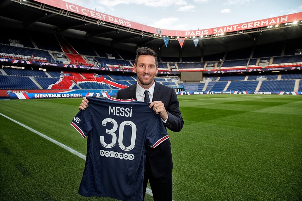 Messi PSG unveiling Messi PSG unveiling