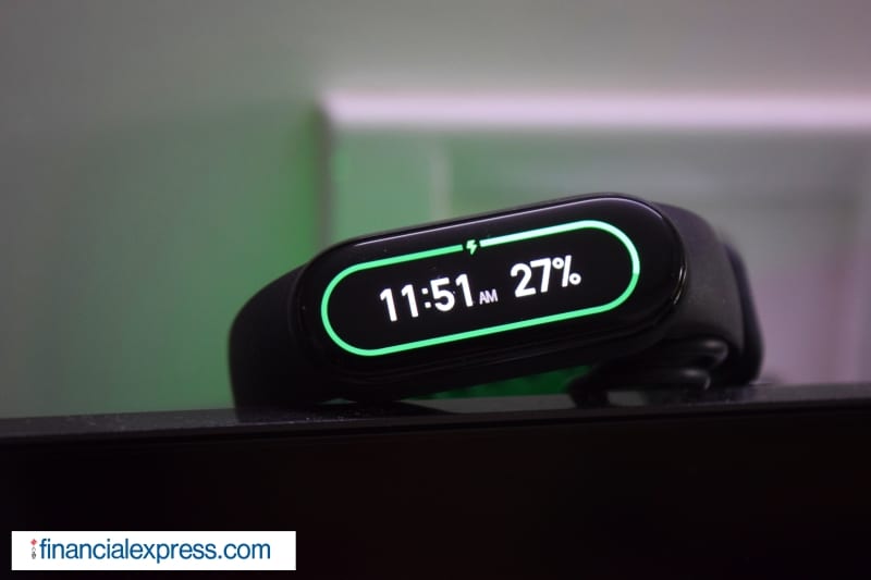 The Mi Band 6 India price is Rs 3,499. It will be available across Mi.com, Mi Homes, Amazon and retail stores starting August 30. Watch this space for our full review of the Mi Band 6 in the days to come. (Photo credit: Saurabh Singh/Financial Express)