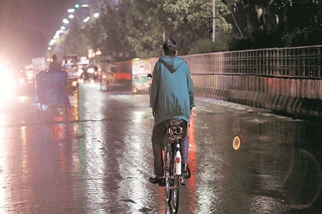 rainfall in delhi