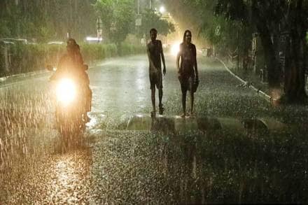 rainfall in india