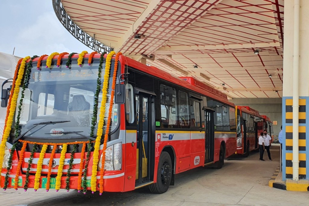 tata delivers electric buses to best