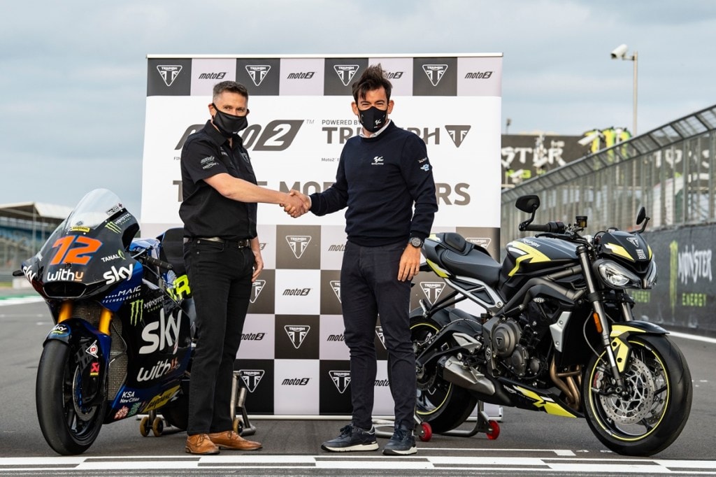 Triumph race-tuned 765cc triples to power Moto2 for three more seasons