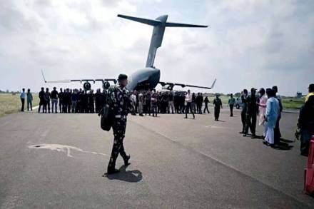 The C-17 had to take a different route to come to India, because being a military aircraft it could fly over Afghanistan due to security reasons.