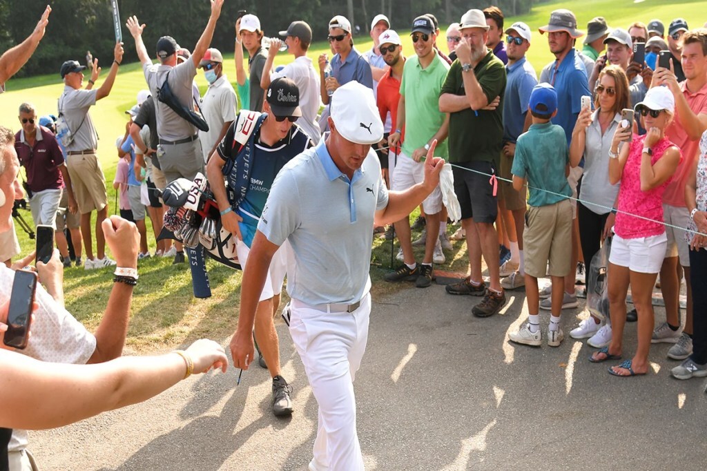 Bryson DeChambeau was mercilessly heckled during the PGA TOur's BMW Championship