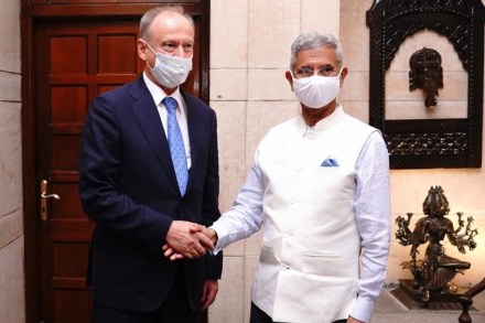 "Glad to meet Secretary of Security Council of Russia, Nikolai Patrushev. Very useful discussions on Afghanistan," Jaishankar tweeted.