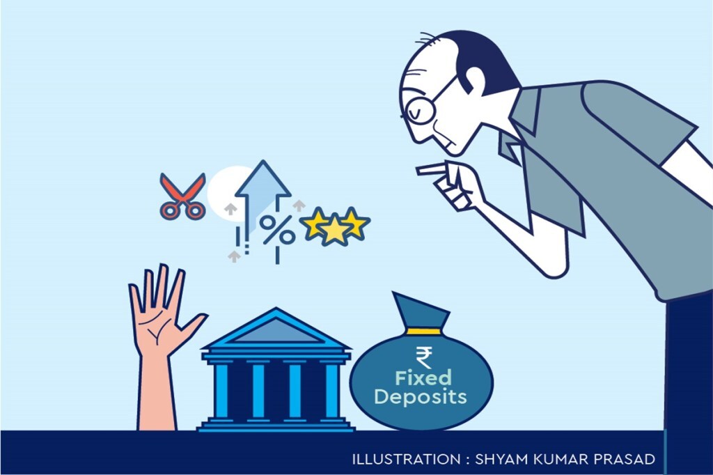 Credit rating agencies such as CRISIL and CARE evaluate multiple parameters to assign ratings to financial institutions.
