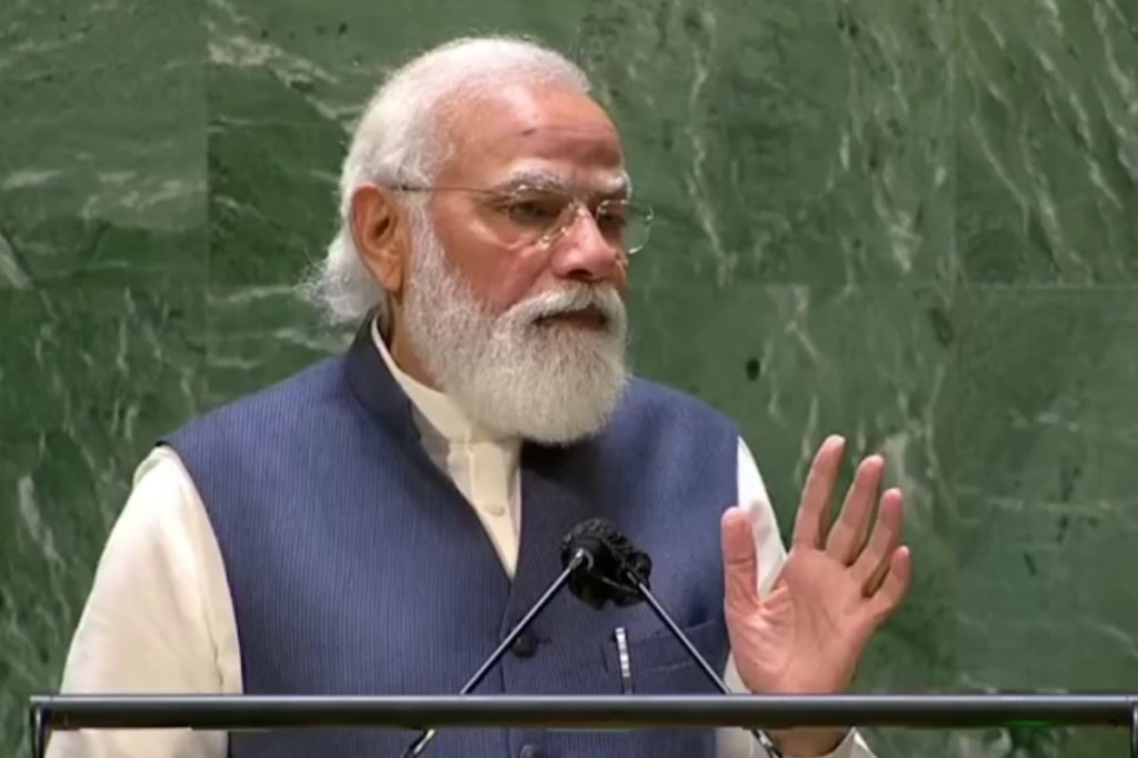 "On the other hand, countries with regressive thinking that are using terrorism as a political tool must understand that terrorism is an equally big threat for them,” Modi said in an apparent reference to Pakistan.