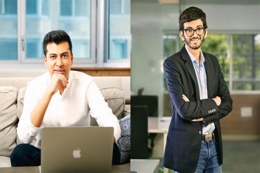 (L-R) Skit co-founders Sourabh Gupta and Akshay Deshraj