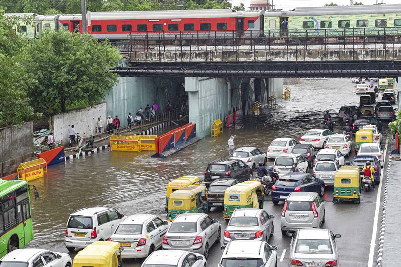 delhi rains, rain in delhi