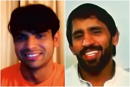 Neeraj Chopra and Bajrang Punia