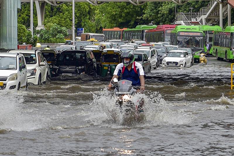 delhi rains, rain in delhi