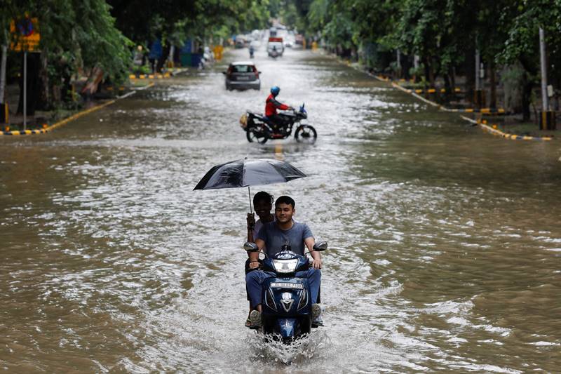 delhi rains, rain in delhi