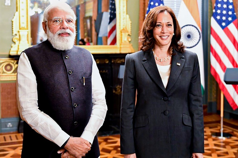 Modi in USA, Modi in US, PM modi US visit, modi meets Kamala Harris, Indo-Pacific, india, america