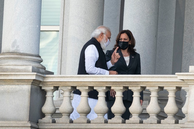 Modi in USA, Modi in US, PM modi US visit, modi meets Kamala Harris, Indo-Pacific, india, america