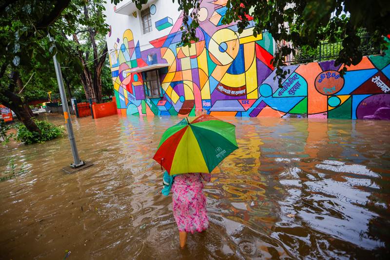 delhi rains, rain in delhi