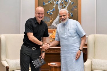 Wishes, each more unique than the other, have poured in from all corners for India’s Prime Minister. (Twitter/Anupam Kher)