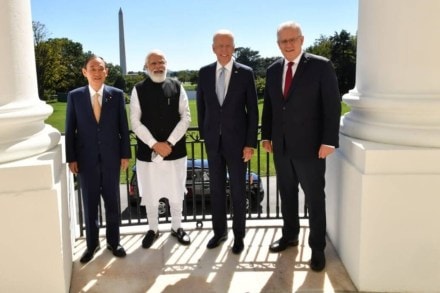 Quad in-person Summit. , Quad’s functionality, jon naval exercises, Prime Minister Narendra Modi of India, Prime Minister Yoshihide Suga of Japan, and Prime Minister Scott Morrison of Australia.