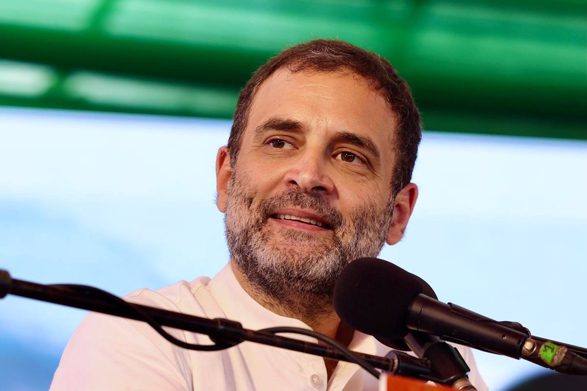 Rahul Gandhi said that the Congress party has to fight the ideological battle with love and not with hate. Rahul Gandhi said that the Congress party has to fight the ideological battle with love and not with hate.