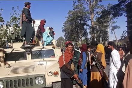 But the folks in Kashmir know back to front what it means if Afghan fighters reenter the Valley. (Image: AFP)