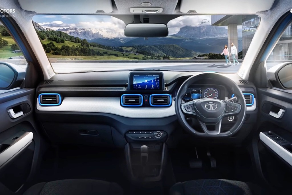 Tata Punch Interior image officially revealed: What to expect