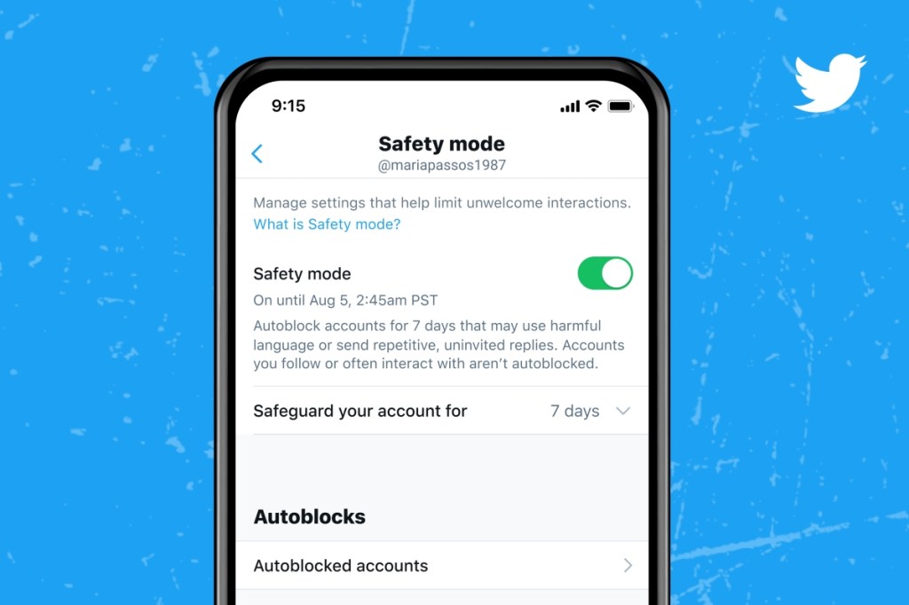 Twitter Safety Mode