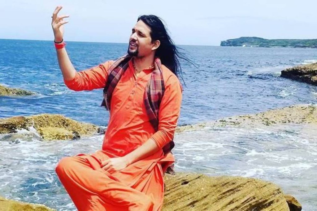 38-year-old Anand Giri, a priest at the Bade Hanuman Temple in Prayagraj who refers to himself as 'yoga guru' and 'spiritual leader', is known to live it up. 38-year-old Anand Giri, a priest at the Bade Hanuman Temple in Prayagraj who refers to himself as 'yoga guru' and 'spiritual leader', is known to live it up.