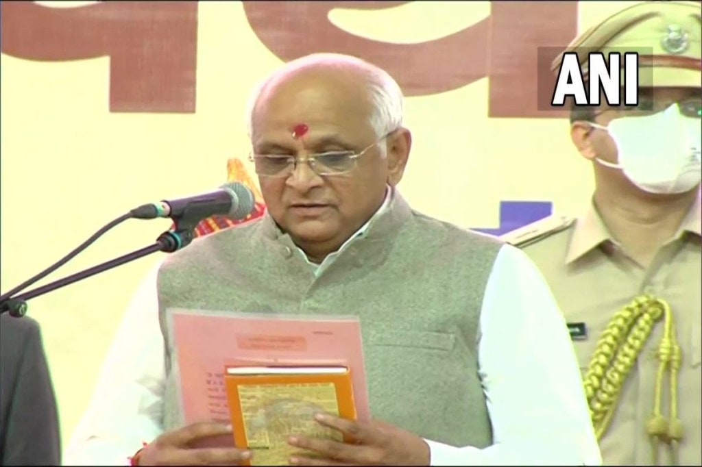 Bhupendra Patel, a first-time MLA and a close aide of Anandiben Patel, was administered oath as the chief minister of Gujarat by Governor Acharya Devvrat. Bhupendra Patel, a first-time MLA and a close aide of Anandiben Patel, was administered oath as the chief minister of Gujarat by Governor Acharya Devvrat.