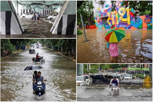 delhi rains, rain in delhi