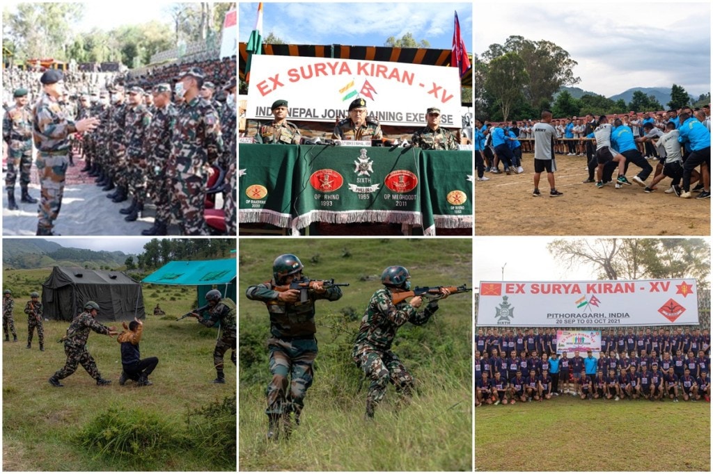 indo nepal military drill