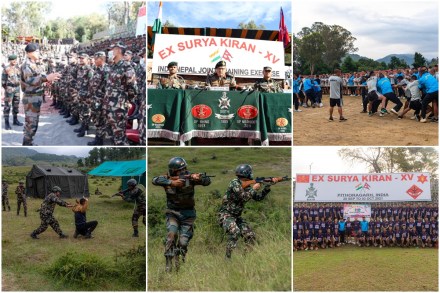 indo nepal military drill
