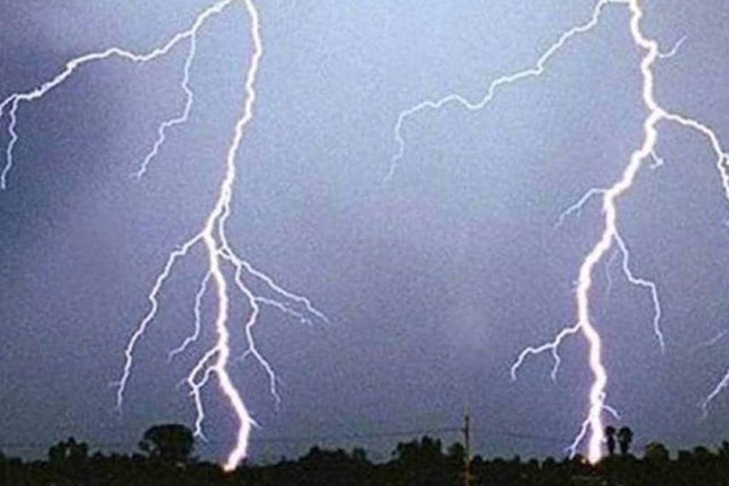 Seventy-three persons were injured in lightning strikes in the last four years.