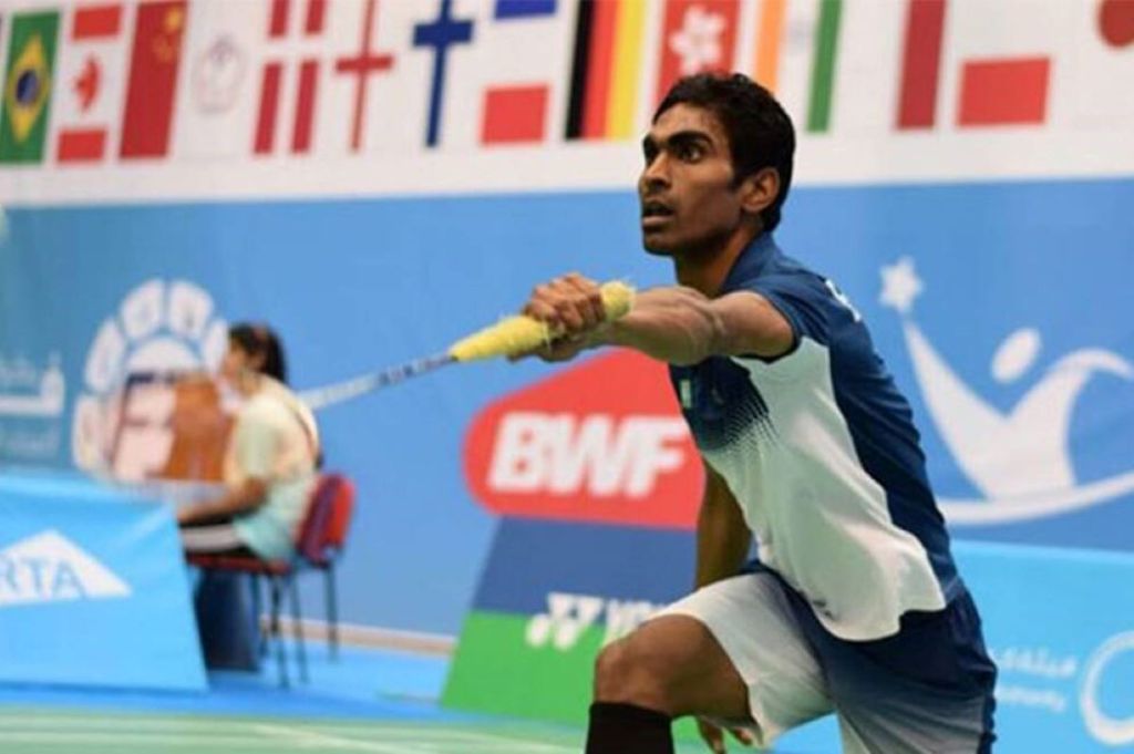 Bhagat will pair up with Palak Kohli for their mixed doubles SL3-SU5 semifinals later in the day. (File image: IE)