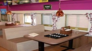 rail coach restaurant, railways