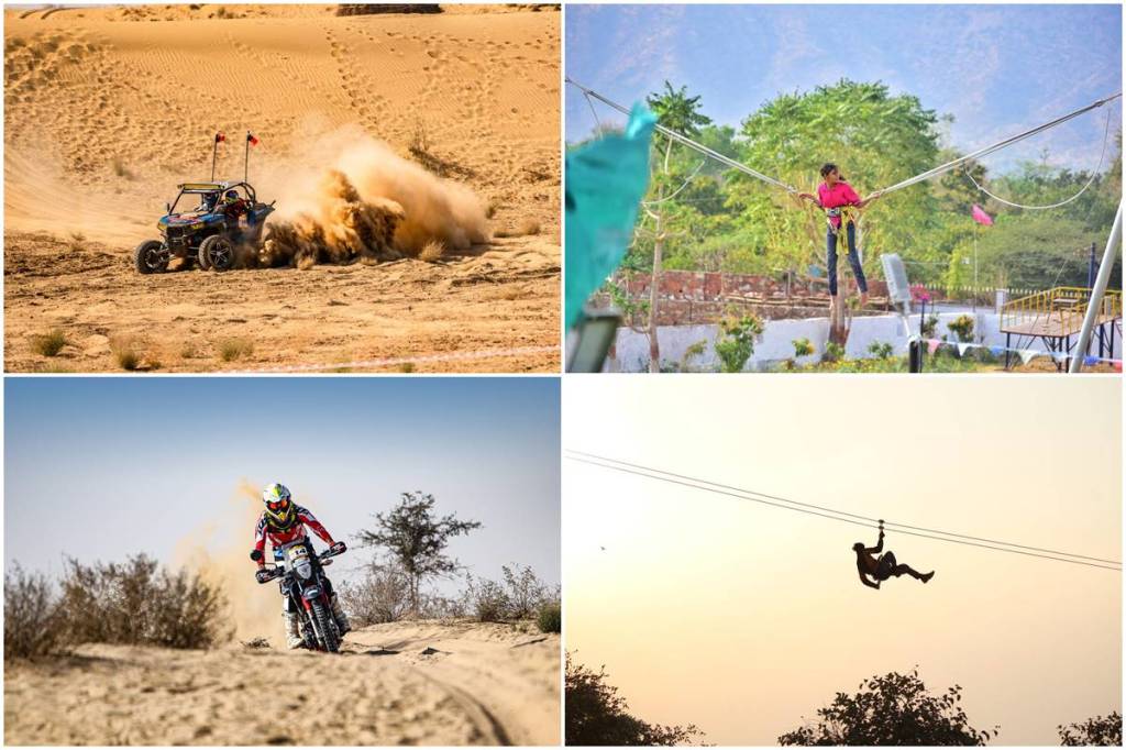 Paragliding, desert trails, helicopter ride, zip-line, udaipur, ATV ride, rajasthan tourism, Nathdwara