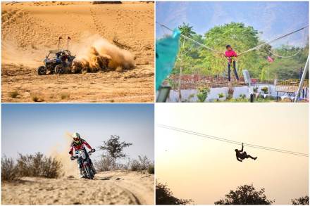 Paragliding, desert trails, helicopter ride, zip-line, udaipur, ATV ride, rajasthan tourism, Nathdwara