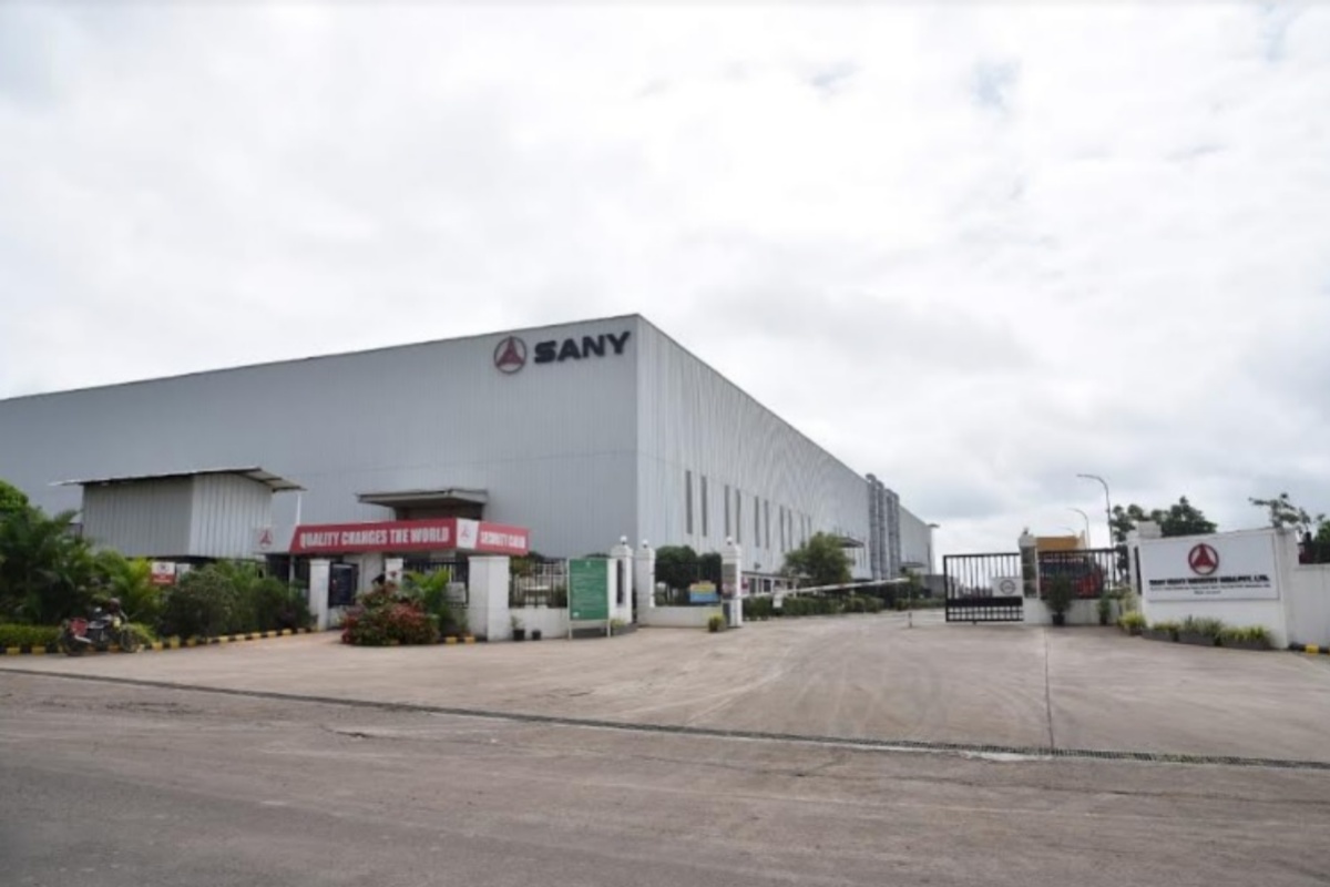 sany excavators india