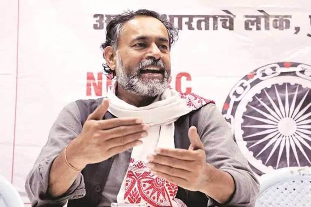 Yogendra Yadav said it was the police and the government who put the barricades on the borders to stop the protesting farmers from entering the national capital. 