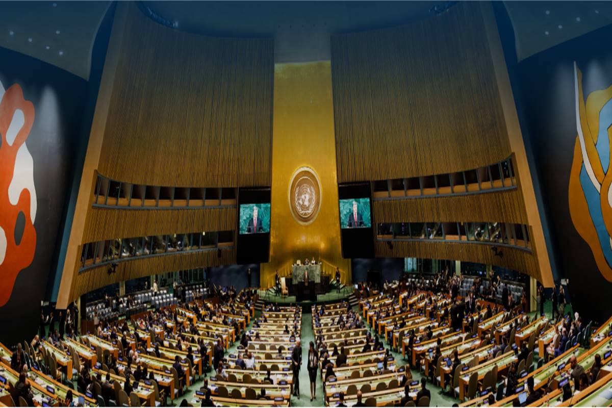 The adoption of the resolution for the International Yoga day by the UNGA with the support of an overwhelming majority of 177 countries is an example of the practice of Vasudhaiva Kutumbakam.
The adoption of the resolution for the International Yoga day by the UNGA with the support of an overwhelming majority of 177 countries is an example of the practice of Vasudhaiva Kutumbakam.