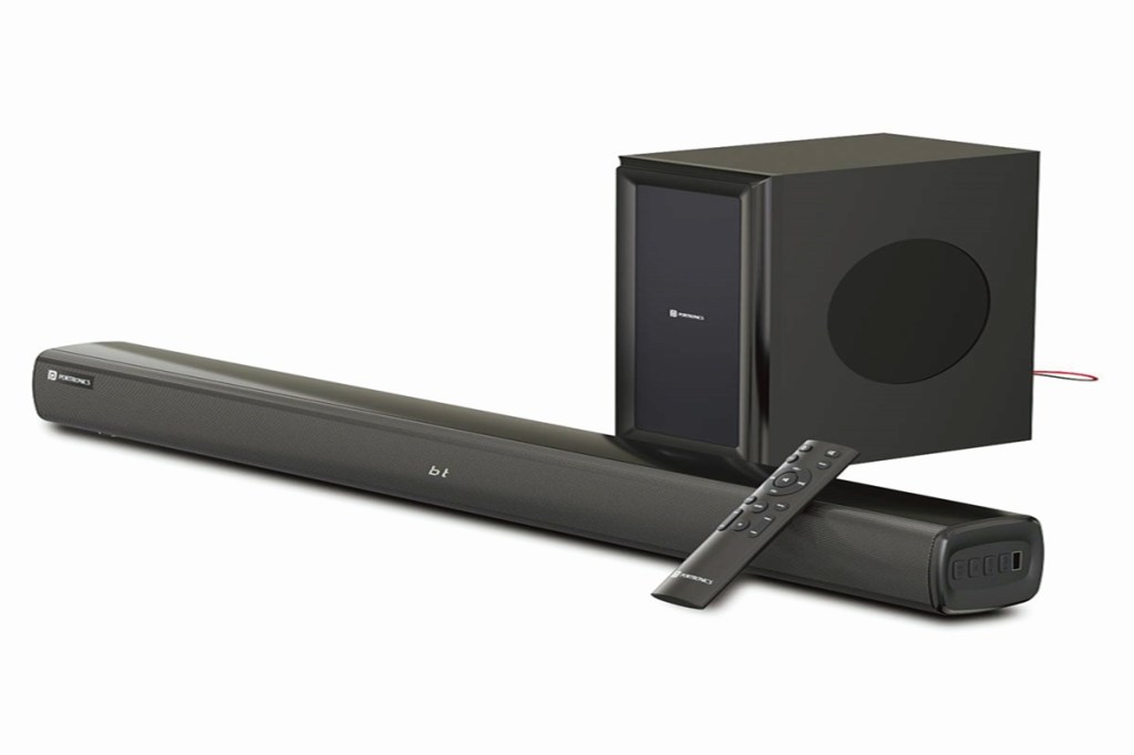It comes in Black colour with a matt finish and is available at a best price offer of Rs 7,999. It’s a great audio system worth checking out.