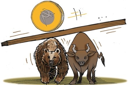 When you rebalance your portfolio and get back to your initially decided allocation ratio, you do purchases in a bear market and profit booking in a bull market.