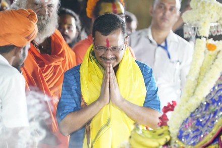 In the third video, Kejriwal can be heard saying that he wonders whether this country would have been developed if Jawaharlal Nehru had built a temple instead of the Steel Authority of India.